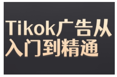 Tiktok Ads实操教程，Tiktok广告从入门到精通-居居资源网