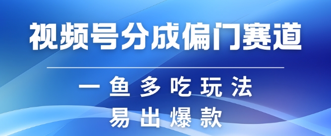 视频号创作者分成计划偏门类目，容易爆流，实拍内容简单易做【揭秘】-居居资源网